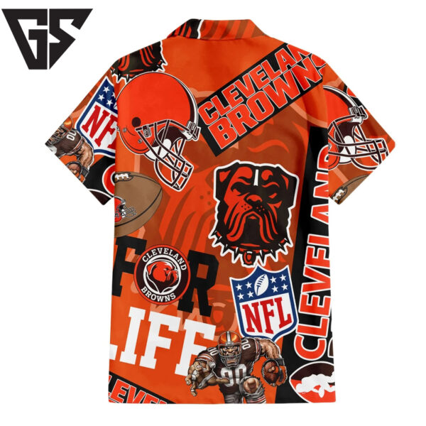 Cleveland Browns For Life Hawaiian Shirt