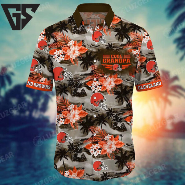 Cleveland Browns Grandpa Vibes Hawaiian Shirt