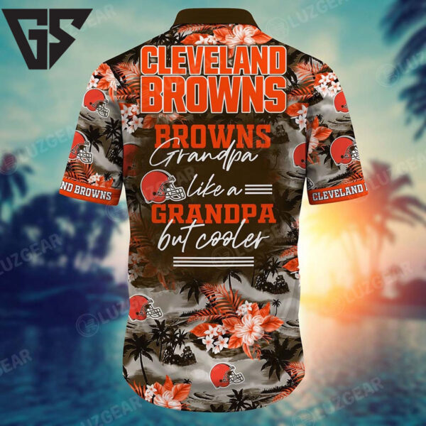 Cleveland Browns Grandpa Vibes Hawaiian Shirt