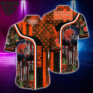 Cleveland Browns Gridiron Pride Hawaiian Shirt Cleveland Browns Gridiron Pride Hawaiian Shirt