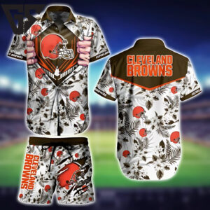 Cleveland Browns Hidden Strength Hawaiian Shirt Cleveland Browns Hidden Strength Hawaiian Shirt