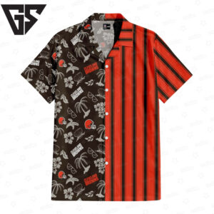 Cleveland Browns Ocean Breeze Hawaiian Shirt Cleveland Browns Ocean Breeze Hawaiian Shirt