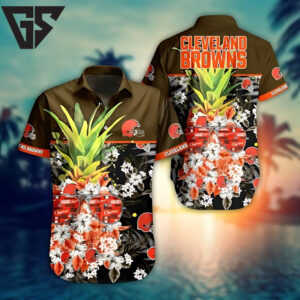 Cleveland Browns Pineapple Punch Hawaiian Shirt Cleveland Browns Pineapple Punch Hawaiian Shirt