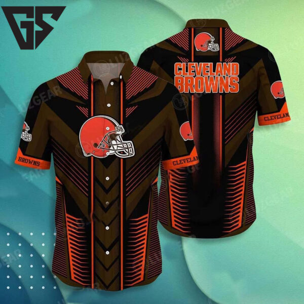 Cleveland Browns Stealth Armor Hawaiian Shirt