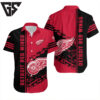 Detroit Red Wings Bold Stripe Hawaiian Shirt