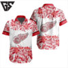 Detroit Red Wings Floral Elegance Hawaiian Shirt