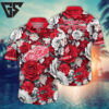 Detroit Red Wings Floral Majesty Hawaiian Shirt