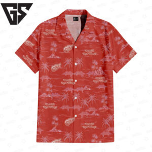 Detroit Red Wings Island Breeze Hawaiian Shirt Detroit Red Wings Island Breeze Hawaiian Shirt
