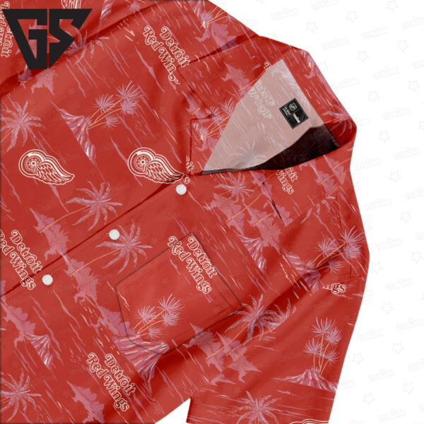 Detroit Red Wings Island Breeze Hawaiian Shirt