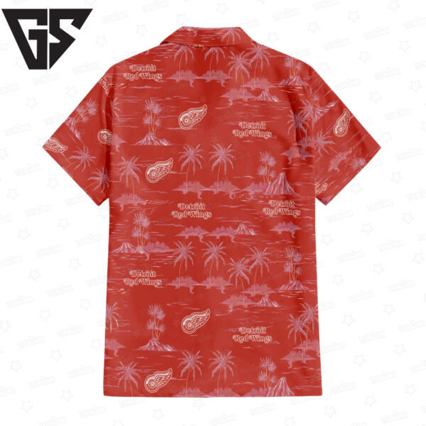 Detroit Red Wings Island Breeze Hawaiian Shirt