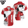 Detroit Red Wings Snoopy Chill Hawaiian Shirt