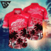 Detroit Red Wings Sunset Palms Hawaiian Shirt