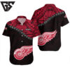 Detroit Red Wings Tribal Pride Hawaiian Shirt
