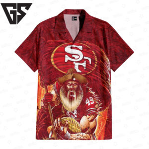 Francisco 49ers Blitz Hawaiian Shirt