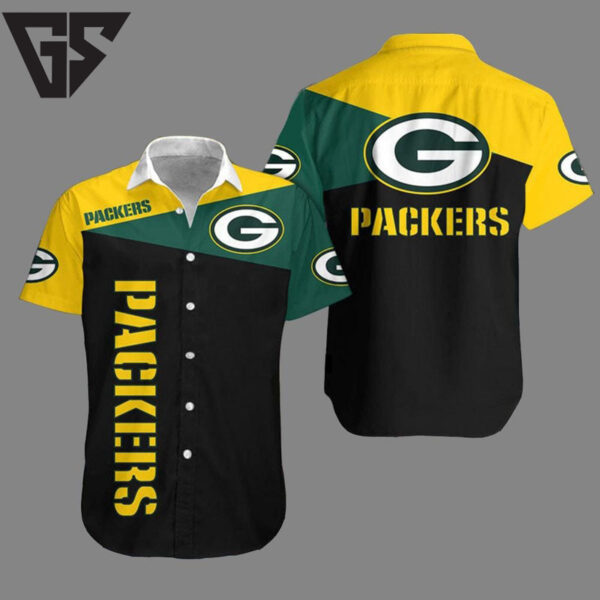 Green Bay Packers Blocked Triumph Hawaiian Shirt