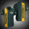 Green Bay Packers Bold Stripes Hawaiian Shirt