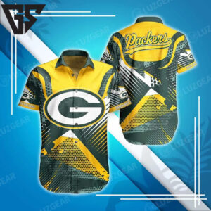 Green Bay Packers Dynamic Waves Hawaiian Shirt Green Bay Packers Dynamic Waves Hawaiian Shirt