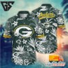 Green Bay Packers Jungle Floral Hawaiian Shirt