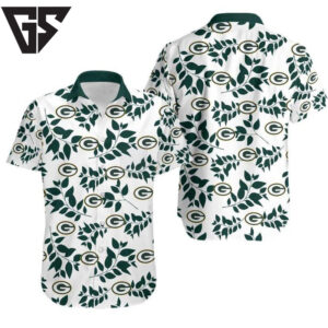 Green Bay Packers Leafy Vines Hawaiian Shirt Green Bay Packers Leafy Vines Hawaiian Shirt