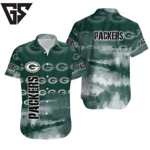 Green Bay Packers Legacy Waves Hawaiian Shirt Green Bay Packers Legacy Waves Hawaiian Shirt