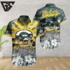 Green Bay Packers Paradise Gold Wave Hawaiian Shirt