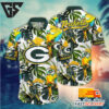 Green Bay Packers Parrot Paradise Hawaiian Shirt