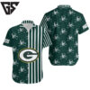 Green Bay Packers Skull Stripes Hawaiian Shirt