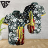 Green Bay Packers Stars & Stripes Floral Hawaiian Shirt