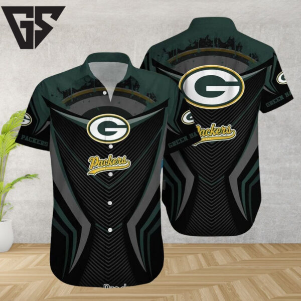 Green Bay Packers Stealth Vortex Hawaiian Shirt