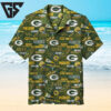 Green Bay Packers Touchdown Pattern Hawaiian Shirt
