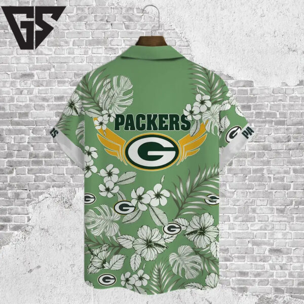 Green Bay Packers Tropical Paradise Breeze Hawaiian Shirt