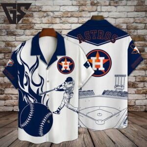Houston Astros All-Star Strike Hawaiian Shirt Houston Astros All-Star Strike Hawaiian Shirt