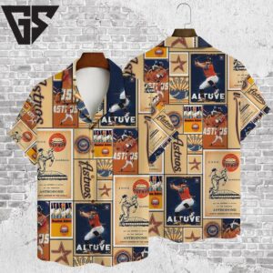 Houston Astros Altuve Legends Hawaiian Shirt Houston Astros Altuve Legends Hawaiian Shirt