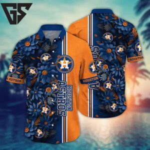 Houston Astros Bold Blossom Pool Days Hawaiian Shirt Houston Astros Bold Blossom Pool Days Hawaiian Shirt