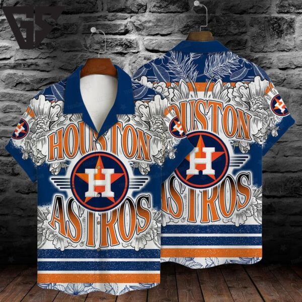 Houston Astros Bold Floral Hawaiian Shirt