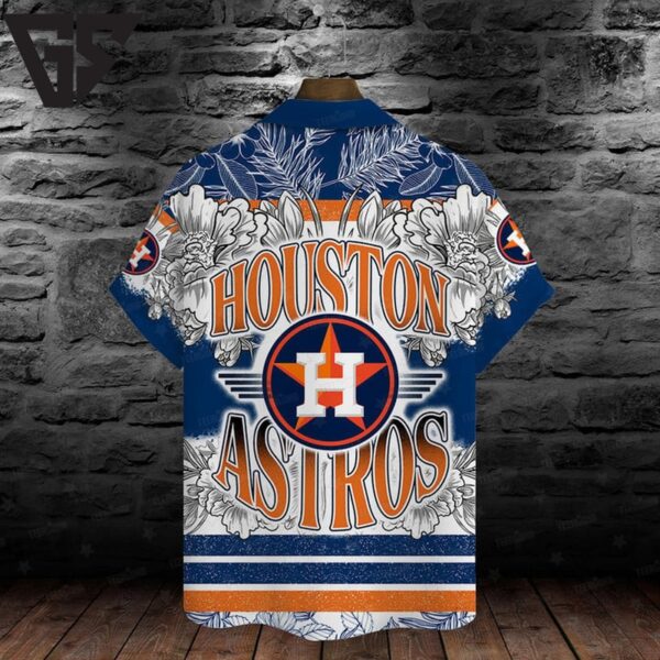 Houston Astros Bold Floral Hawaiian Shirt