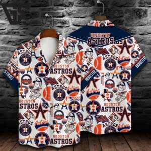 Houston Astros Championship Icons Hawaiian Shirt Houston Astros Championship Icons Hawaiian Shirt