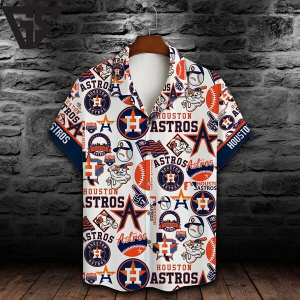 Houston Astros Championship Icons Hawaiian Shirt
