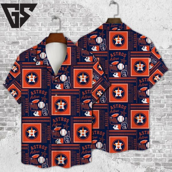 Houston Astros Classic Block Hawaiian Shirt