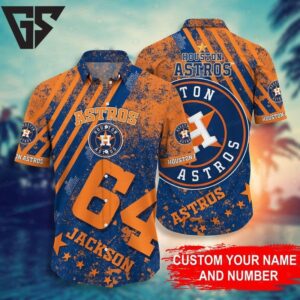 Houston Astros Custom Champion Hawaiian Shirt