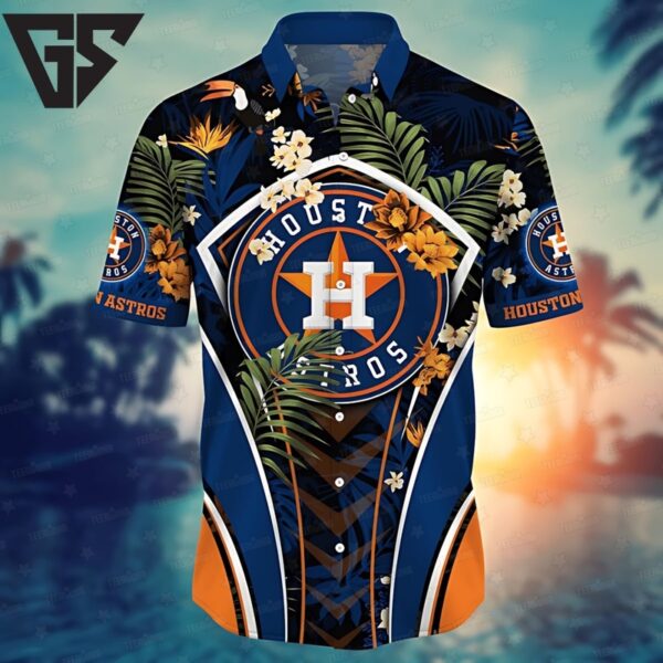 Houston Astros Custom Floral Vibes Hawaiian Shirt