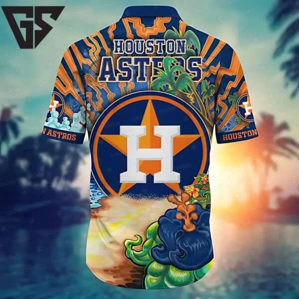 Houston Astros Electric Sunset Hawaiian Shirt