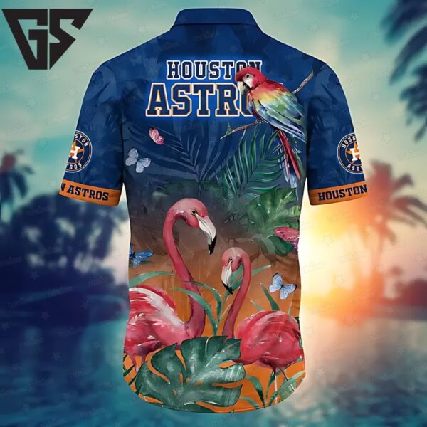 Houston Astros Flamingo Paradise Hawaiian Shirt