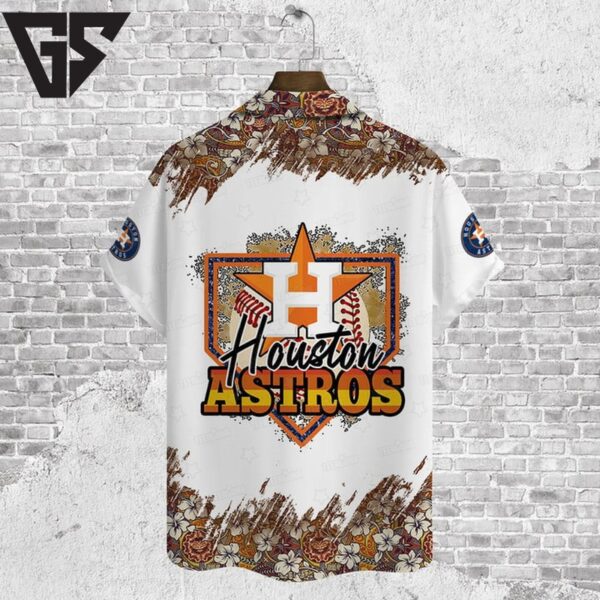 Houston Astros Floral Field Hawaiian Shirt