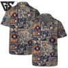 Houston Astros Heritage Patch Hawaiian Shirt