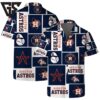 Houston Astros Iconic Grid Hawaiian Shirt