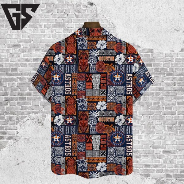 Houston Astros Island Mosaic Hawaiian Shirt
