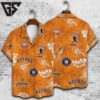 Houston Astros Island Orange Hawaiian Shirt
