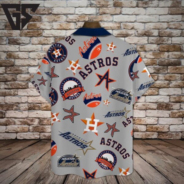 Houston Astros Logo Mania Hawaiian Shirt