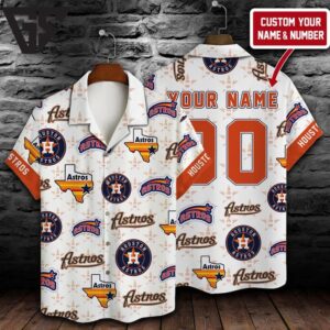 Houston Astros Lone Star Pride Custom Hawaiian Shirt